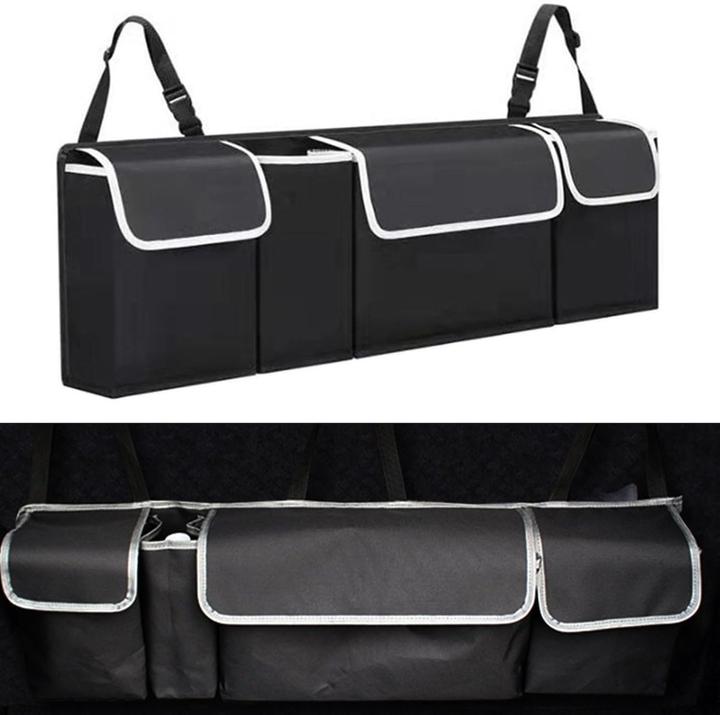 Produktbild König Design Auto Kofferraumtasche Aufbewahrung KFZ Rücksitz Zubehör Tasche Organizer Hänge