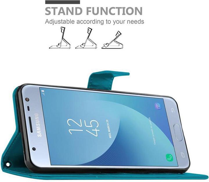 Image du produit Cadorabo Couverture du livre de fleurs (Samsung Galaxy J3 2017 (version US))