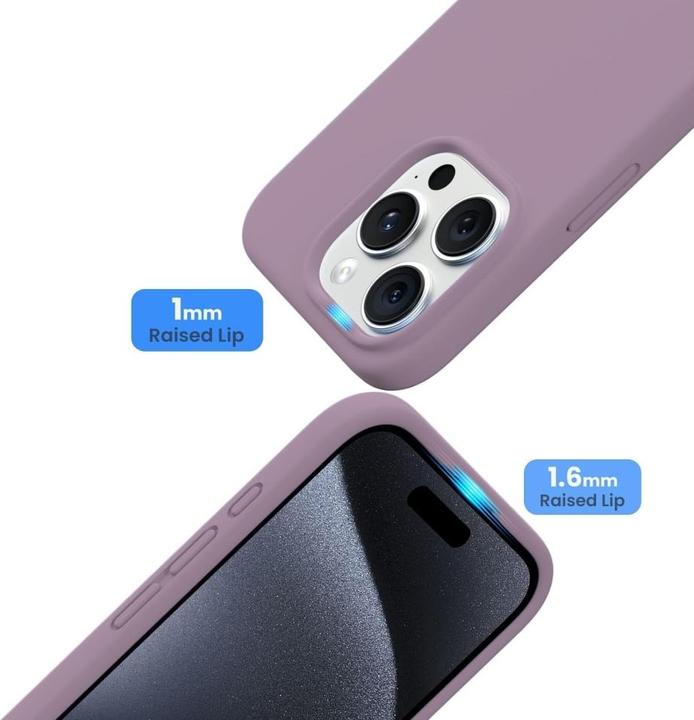 Actual product image Screenguard Apple iPhone 15 Pro Liquid Silicone Case Sleeve (Apple iPhone 15 Pro)