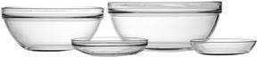 Ritzenhoff & Breker Ciotola in vetro Snap by R & B "4All" (L)120 x (P)120 x (H)60 mm rotonda, lavabile in lavastoviglie (0.35 l, 6 x)