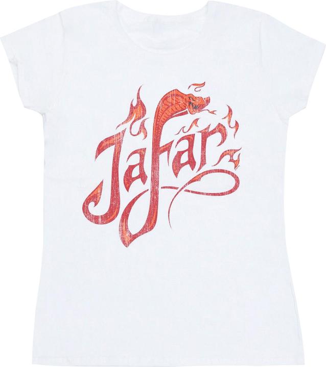 Disney Aladdin Movie Jafar Flames Logo TShirt (XL)