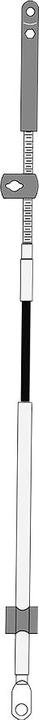 Produktbild Teleflex Fernbedienzug CC179
