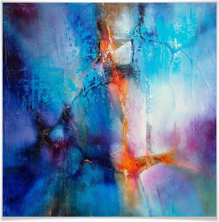 Actual product image Trenddeko Turquoise and magenta (50 x 50 cm)