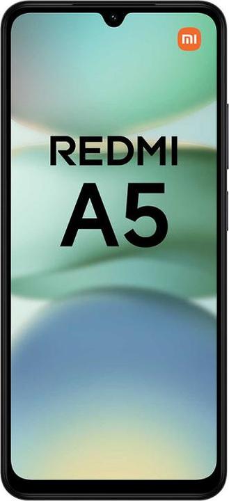Actual product image Xiaomi Redmi A5 4G (64 GB, Midnight Black, 6.88", Dual SIM, 32 Mpx, 4G)