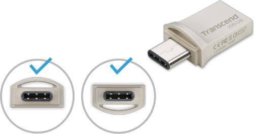 Immagine prodotto Transcend Chiavetta USB 256GB JetFlash USB3.1, Pen Drive, OTG Type-A&C, Argento (256 GB, USB-A)