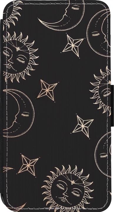 Image du produit PhoneLook Coque Wallet noir Suns and Moons (Apple iPhone 14 Pro)