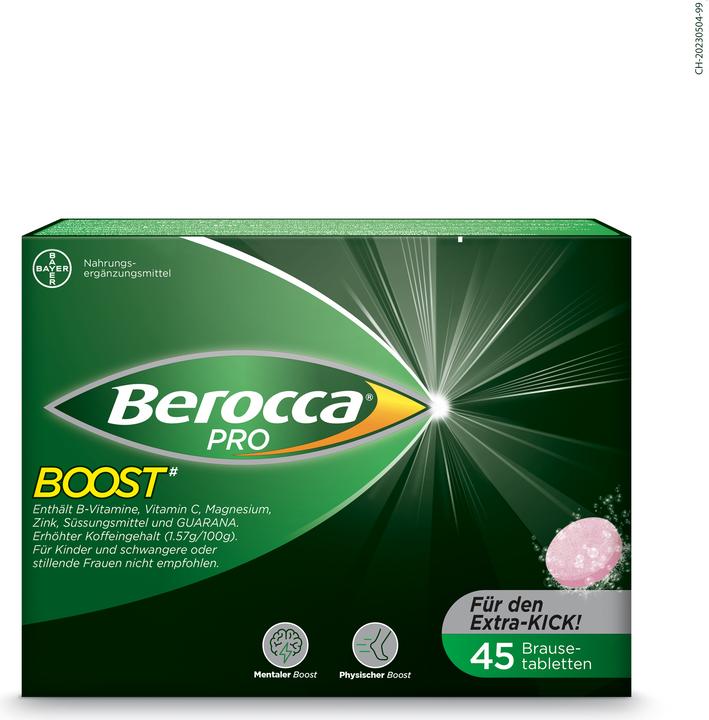 Image du produit Berocca Boost comprimés effervescents (1 pièce(s), Comprimé effervescent, 293 g)