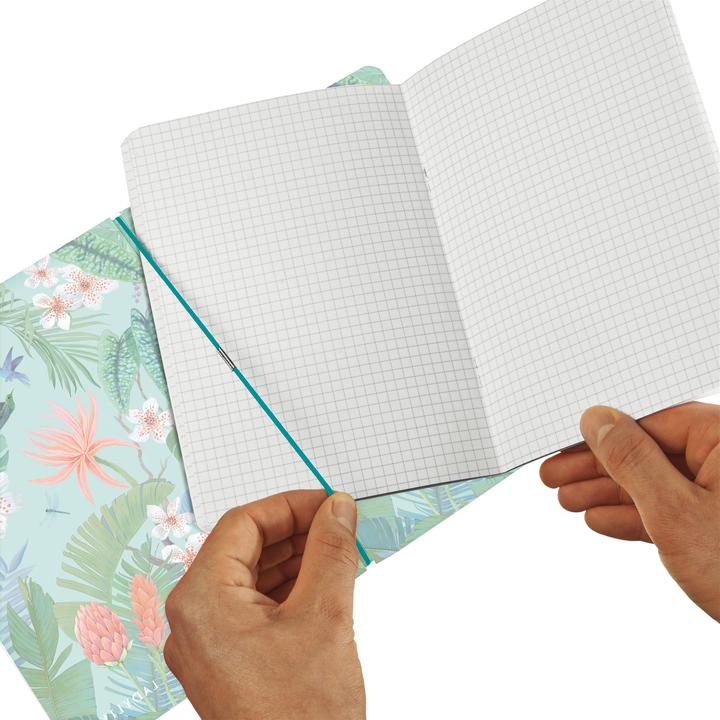 Actual product image Herlitz Ladylike Jungle Notebook A4 80 Sheets Green (A4, Soft cover)