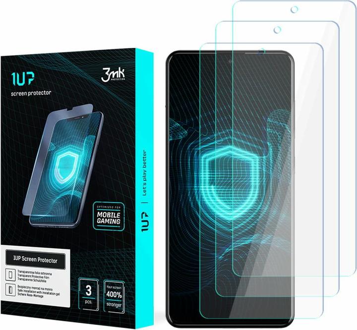Actual product image 3MK Folia 1UP Sam A725 A72 4G Folia Gaming 3szt (3 Piece, Galaxy A72)