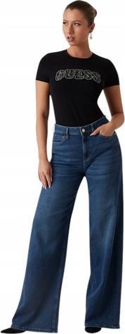 Image du produit Guess T-shirt col rond en dentelle femme (M)