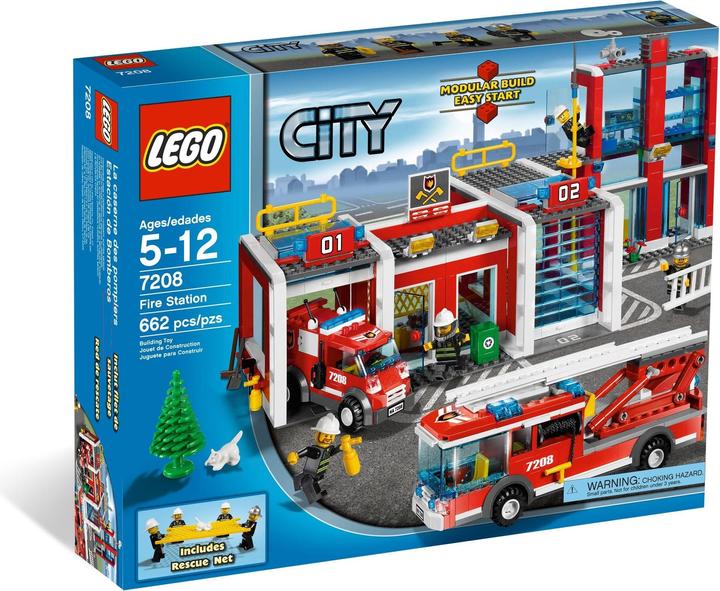 Produktbild LEGO Grosse Feuerwehr Station (7208, LEGO City)