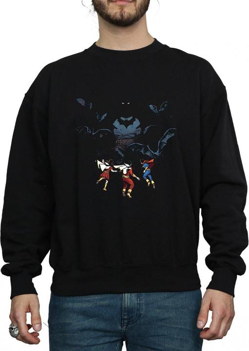 Actual product image Mens Batman Shadow Bats Sweatshirt (L)