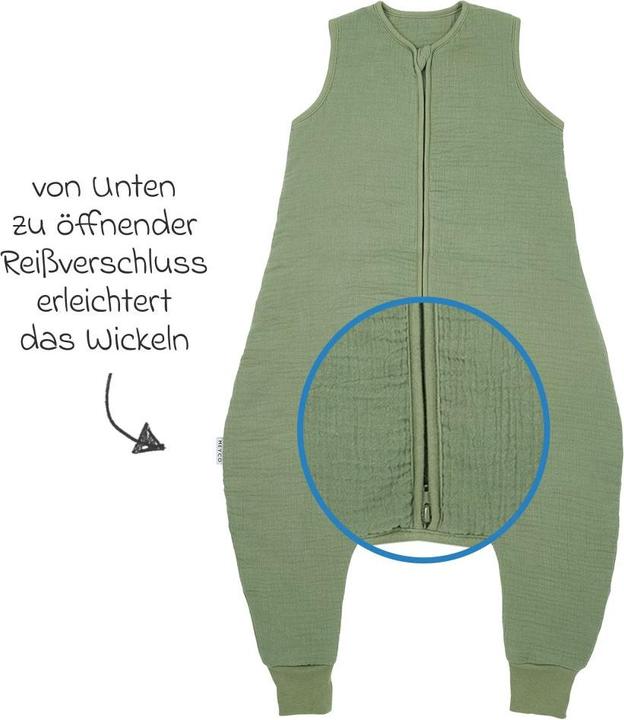 Produktbild Meyco Baby winter schlafoverall jumper - pre-washed musselin (92 cm)