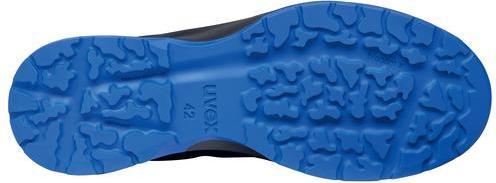 Actual product image Uvex Sports uvex 1 x-craft low shoes S2 68140 black, blue width 14 size 44 (S2, 44)