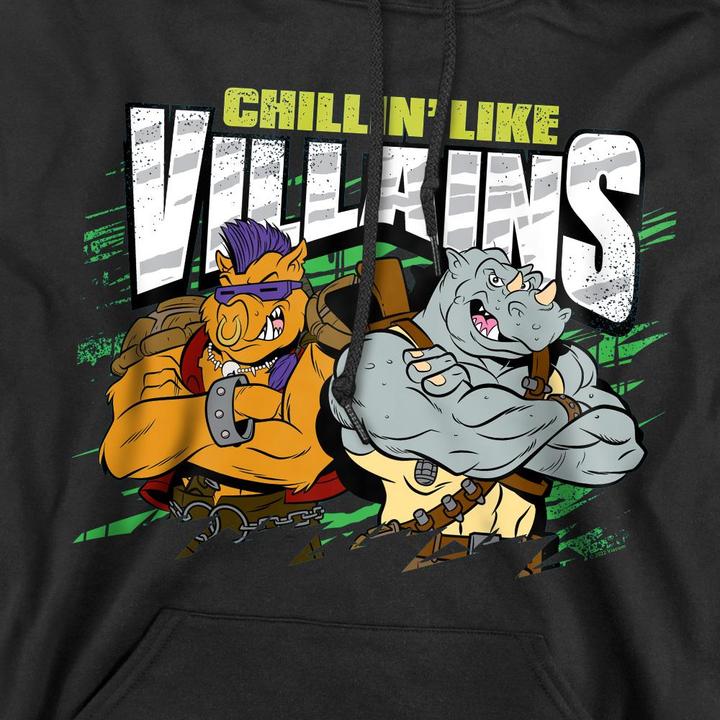 Immagine prodotto Teenage Mutant NT Chillin Like Villains Felpa con Cappuccio Uomo (L)