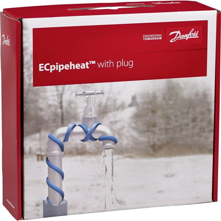 Actual product image Danfoss Heating cable 230 V 80 W 8 m 088L0