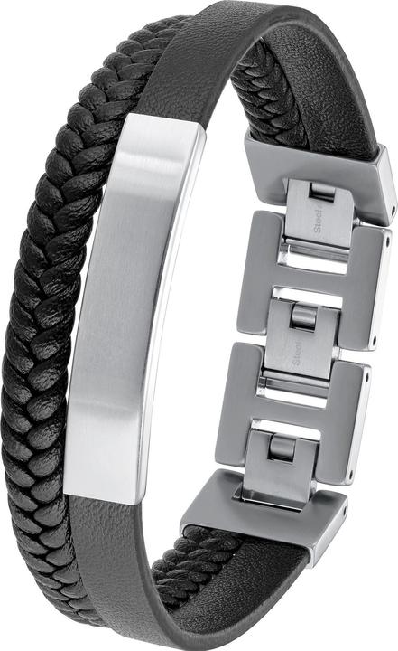 S.Oliver Armschmuck für Herren, Edelstahl (18.50 cm, Edelstahl)