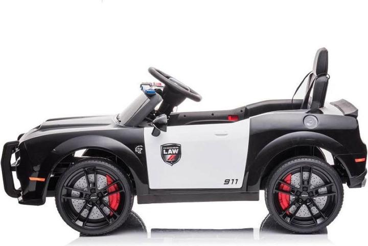 Produktbild Es-toys Kinderfahrzeug - Elektro Auto "Dodge Challenger Polizei" Lizenziert - 12V7A Akku,2 Motoren- 2,4Ghz + (12 V)
