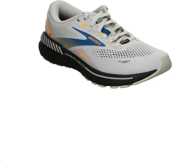 Actual product image Brooks Running Brooks Adrenaline GTS 23 GTX Laufschuhe Oyster Mushroom / Orange / Blue Herren (42)