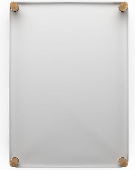 Immagine prodotto Paperflow Carrello con 2 ripiani, telaio in legno massello, bianco.