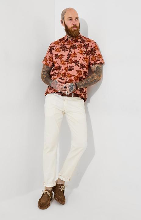 Actual product image Joe Browns Palm Tree Print Short Sleeve Shirt (XL)