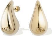 Liu Jo Gold-Plated Steel Earrings Tear Drop Lj2798