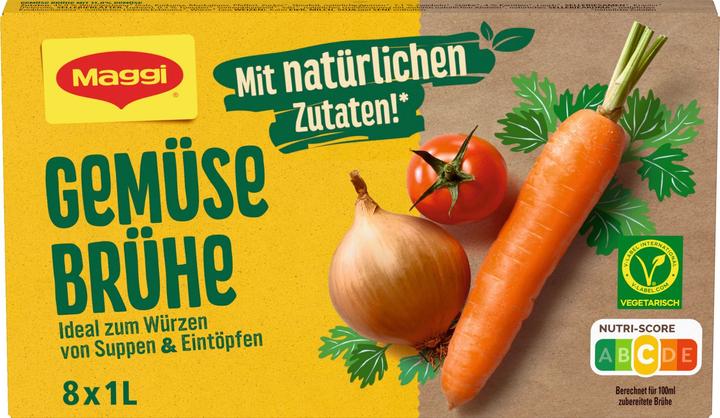 Image du produit Maggi Bouillon de légumes boîte pliante 168g, donne 8x1L = 8L (8000 ml)