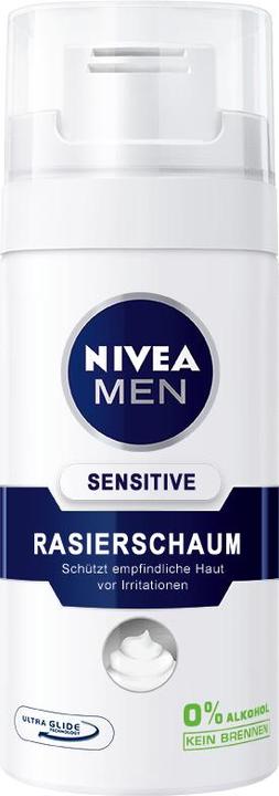 Immagine prodotto NIVEA MEN Schiuma da barba sensibile (50 ml, Schiuma da barba)