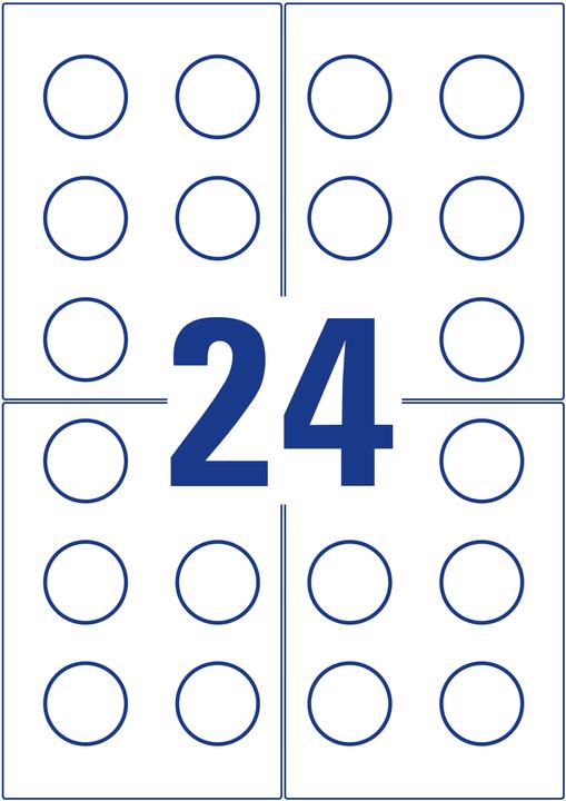 Actual product image Avery Abziehsichere Prüfplaketten