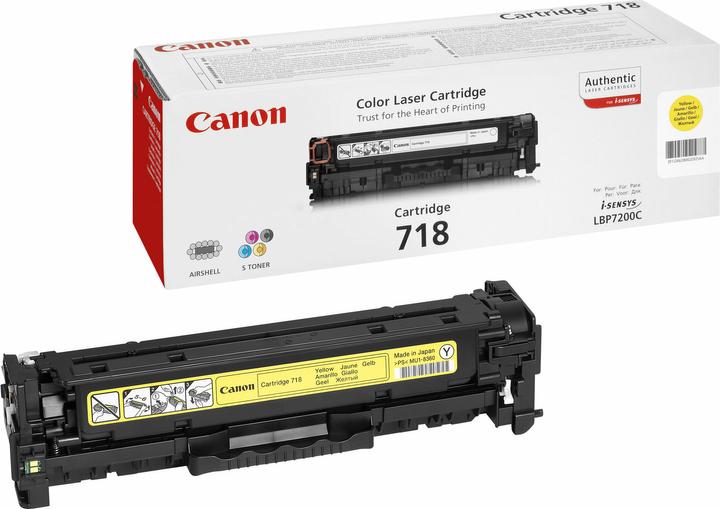 Actual product image Canon 718 (Y)