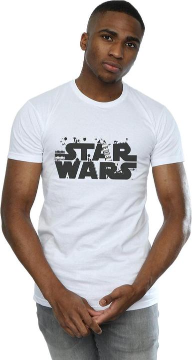 Immagine prodotto Star Wars Minimalist Logo Maglietta Uomo (M)