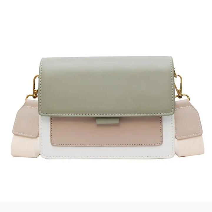 Immagine prodotto Only-Bags.Store Colore a contrasto Borse Crossbody in pelle Borsa da viaggio Moda Semplice Borsa a tracolla