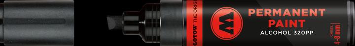 Produktbild Molotow Filzstift Permanent Paint 320 signalschwarz (Schwarz, 8 mm, 1 x)