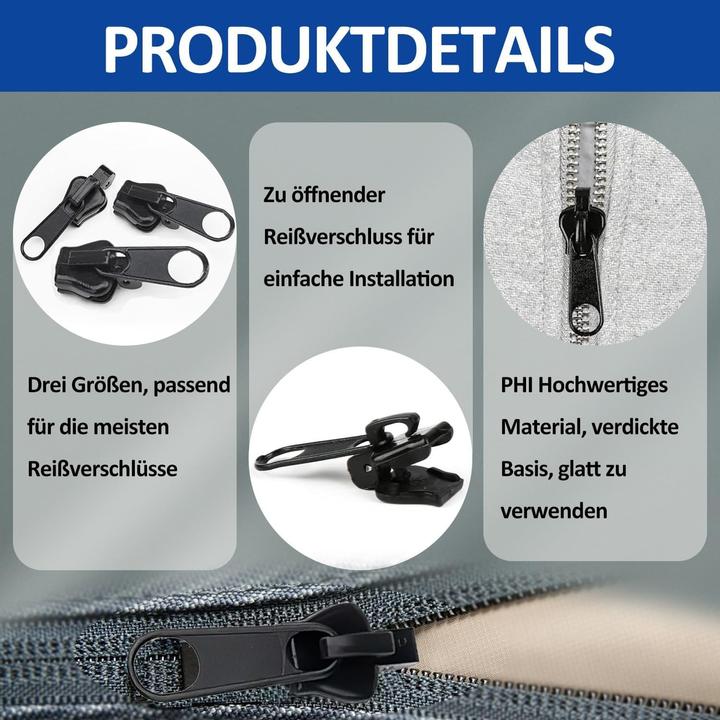 Actual product image Cbx 6 replacement zip pullers, zip fastener replacement zipper