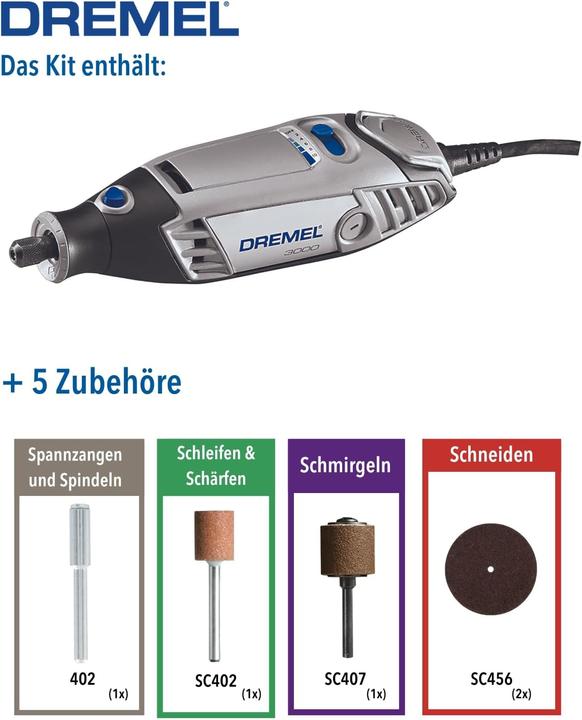 Actual product image Dremel 3000-5