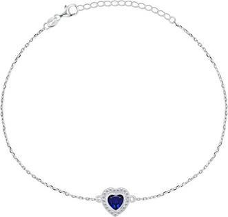 Brilio Silver - Romantic silver bracelet with zircons BR23WB