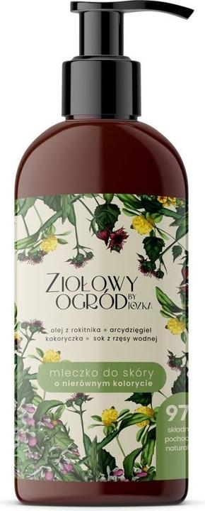 Dary Natury Hautmilch mit ungleichmässiger Kräuterfarbe 300 ml - Jozka Kräutergarten (Geschenke der Natur) (Flüssigseife, 300 ml)