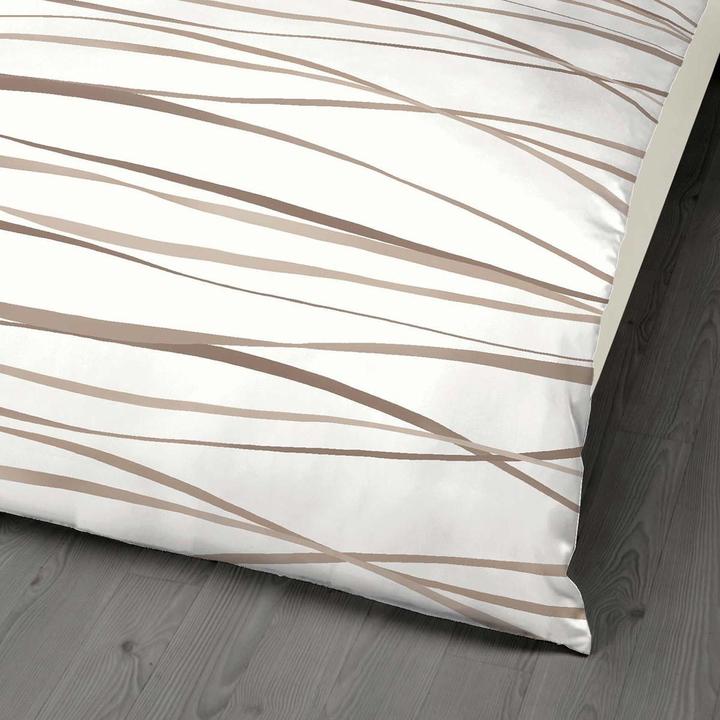 Produktbild BettwarenShop Bibermotion nature (Bettwäsche Set, 200 x 220 cm, 80 x 80 cm)