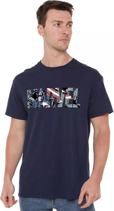 Actual product image Captain America Mens Window T-Shirt (XL)