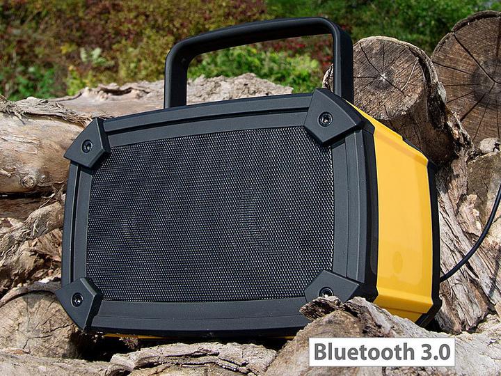 Produktbild Auvisio Outdoor-Lautsprecher mit Bluetooth (Akkubetrieb, Netzbetrieb)