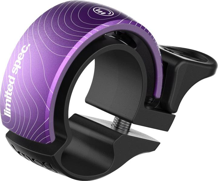 knog. Campanello Oi Classic Small, 22,2 mm, edizione limitata, rosa/nero