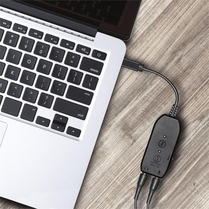 Produktbild Audio-Technica AudioT ATR2x-USB Adapter 3,5 to USB-C bk 3.5mm to USB Digital Audio Adapter (Analog -> Digital)