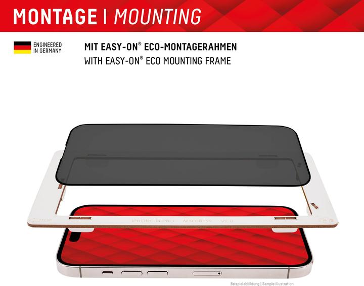 Produktbild Displex Real Glass, Privacy Full Cover Panzerglas (1 Stück, Samsung Galaxy S22 5G, Samsung Galaxy S23)