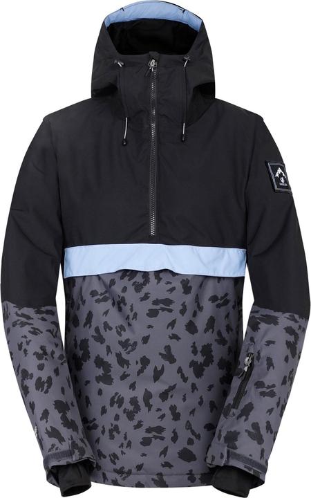 Actual product image Dare2b Womens/Ladies Snowburst Leopard Print Overhead Ski Jacket