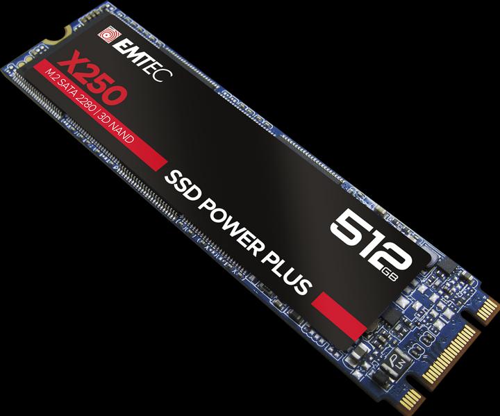 Produktbild Emtec Festplatten-SSD X250 512 GB M.2 2280 SATA III (ECSSD512GX250) (512 GB, M.2 2280)