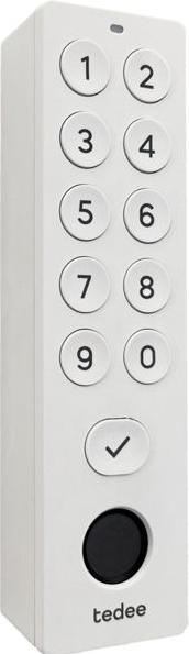 Immagine prodotto Tedee Go 2 mit Bridge und Keypad Pro (Impronta, Bluetooth, Smartphone, Combinazione numerica elettronica)