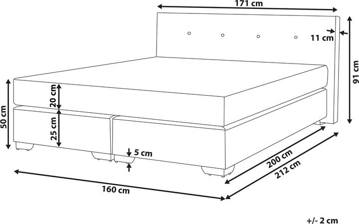Produktbild Beliani Consul (160 x 200 cm)