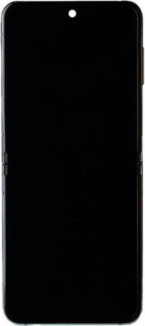 Actual product image Samsung LCD display + Touch Unit + Front Cover F731 Galaxy Z Flip 5 5G Mint (Service Pack) (Display)