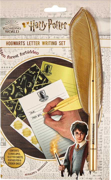 Image du produit Blue Sky § Harry Potter - Ensemble de papier à lettres Poudlard avec stylo plume (Multicolore)