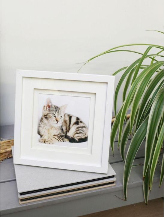 Immagine prodotto Deknudt S65KK1 bianco 13x13 legno doppio passe-partout (13 x 13 cm)